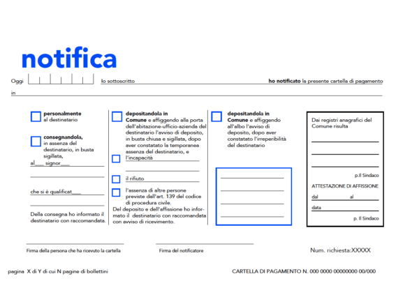 Gestione cartelle esattoriali